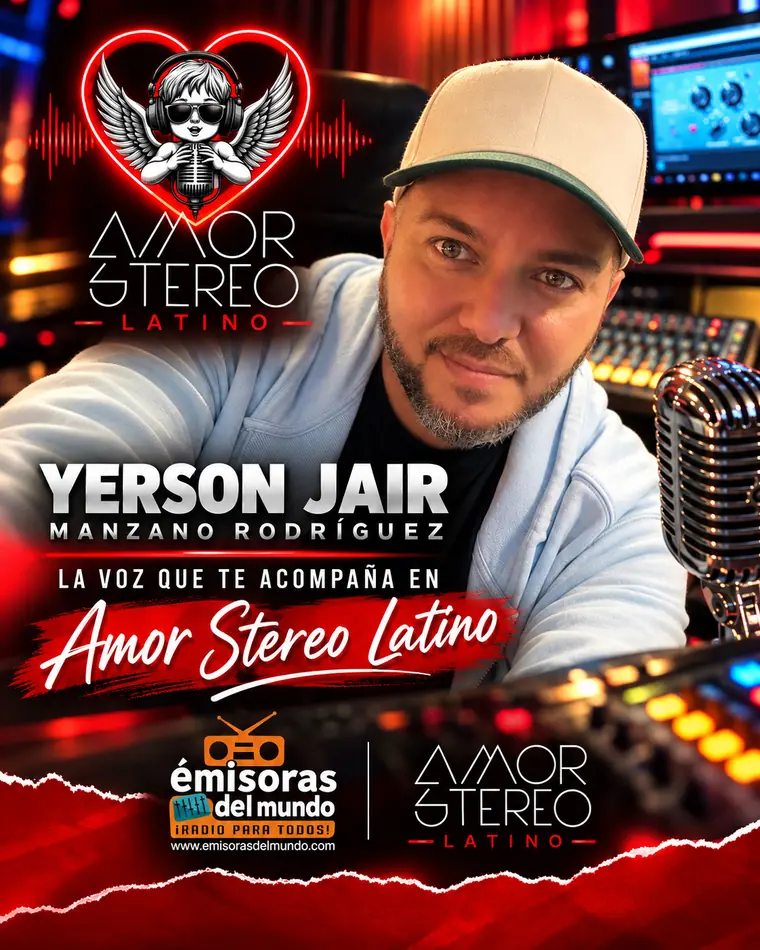 Yerson Jair Manzano Rodríguez · La voz que te acompaña en Amor Stereo Latino