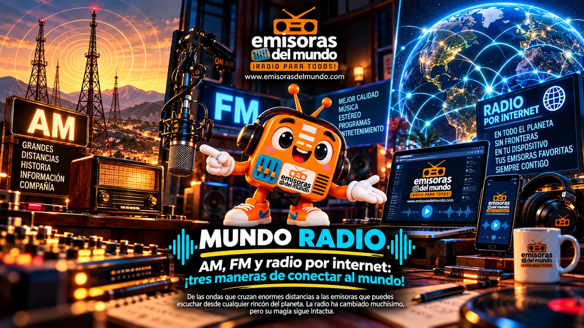 Rady conecta la radio AM, FM y por internet, con antenas, cabina y planeta digital.